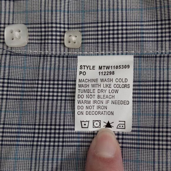 Cinch Shirt Men's 2XL Button Down Multicolor Plaid Western Long Sleeve Cowboy - Picture 8 of 15